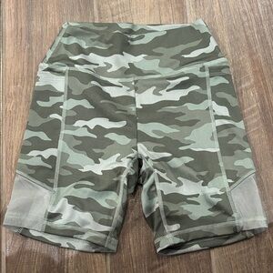 PINK Victoria's Secret Green Camo Shorts
